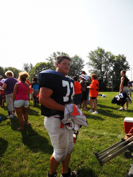 Brandon Lucas #72/50 - William Henry Harrison High School Football (West Lafayette, Indiana)