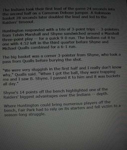 Brian Shyne - Huntington High School Basketball (Shreveport, Louisiana)
