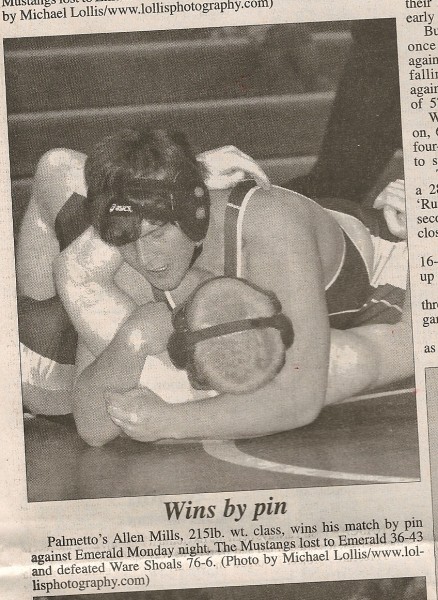 Allan Mills - Palmetto High School Wrestling, Football (Williamston, South Carolina)