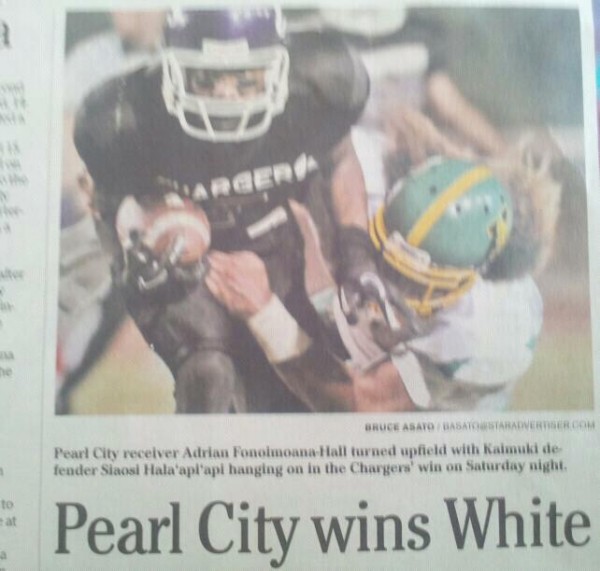 Adrian Fonoimoana-Hall - Pearl City High School Football (Pearl City, Hawaii)
