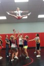 Paige Fransen's cheerleading photos