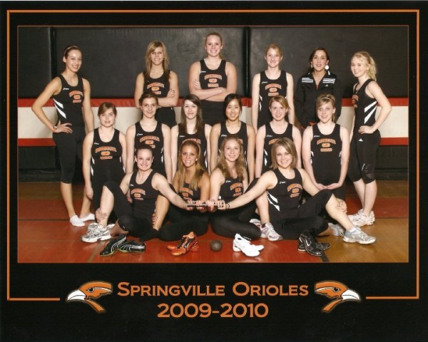 Carly Robertson - Springville Secondary School Cheerleading, Dance, Track & Field (Springville, Iowa)