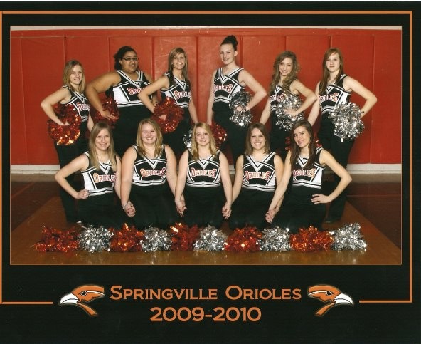Carly Robertson - Springville Secondary School Cheerleading, Dance, Track & Field (Springville, Iowa)