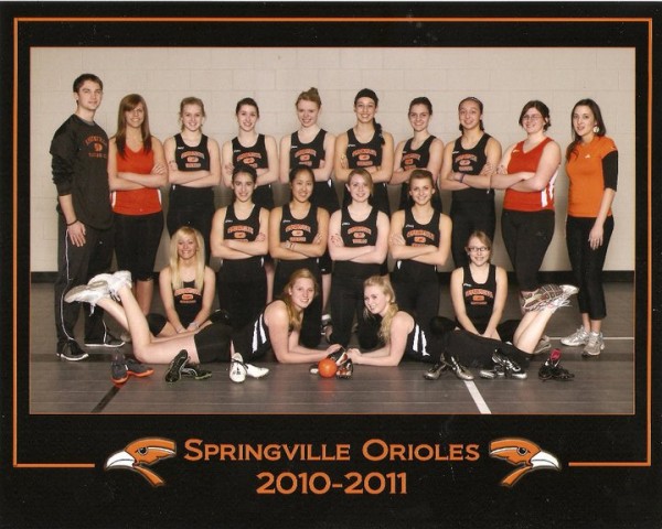 Carly Robertson - Springville Secondary School Cheerleading, Dance, Track & Field (Springville, Iowa)