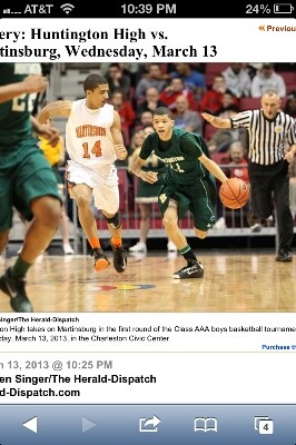 Tavian Dunn- Martin - Huntington High School Basketball (Huntington, West Virginia)