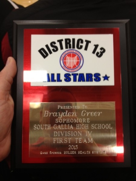 Brayden Greer - South Gallia High School Basketball (Crown City, Ohio)