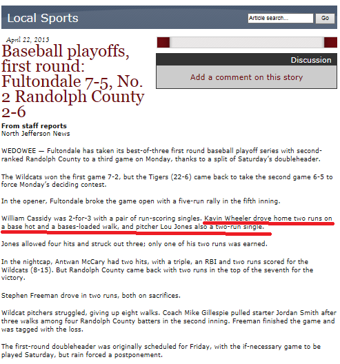 Kavin Anton Wheeler Jr. - Fultondale High School Baseball, Basketball, Football (Birmingham, Alabama)
